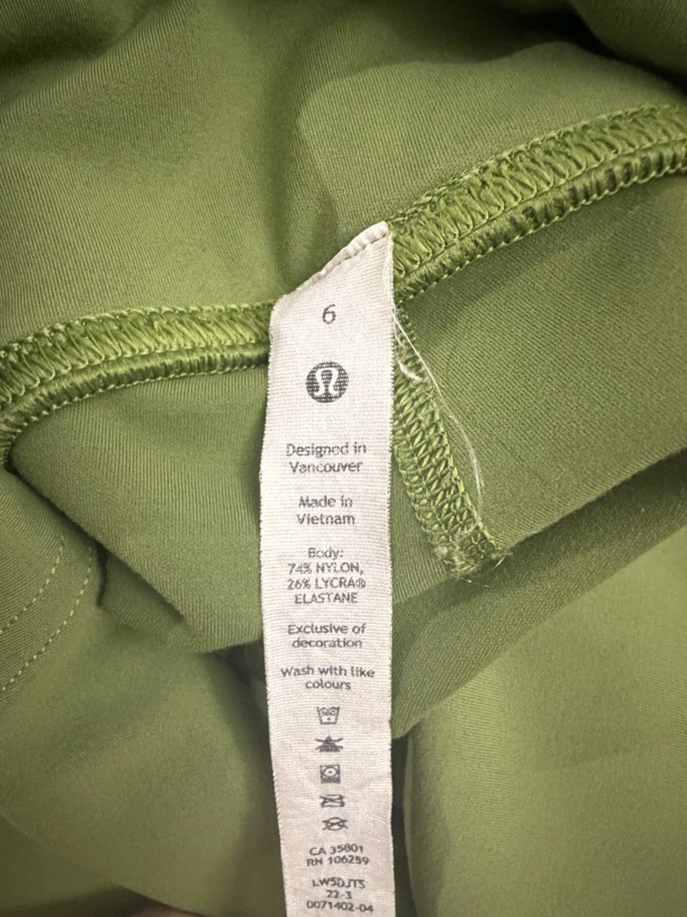 lululemon athletica InStill High-Rise Crop 23” Green Foliage - Picture 7 of 8